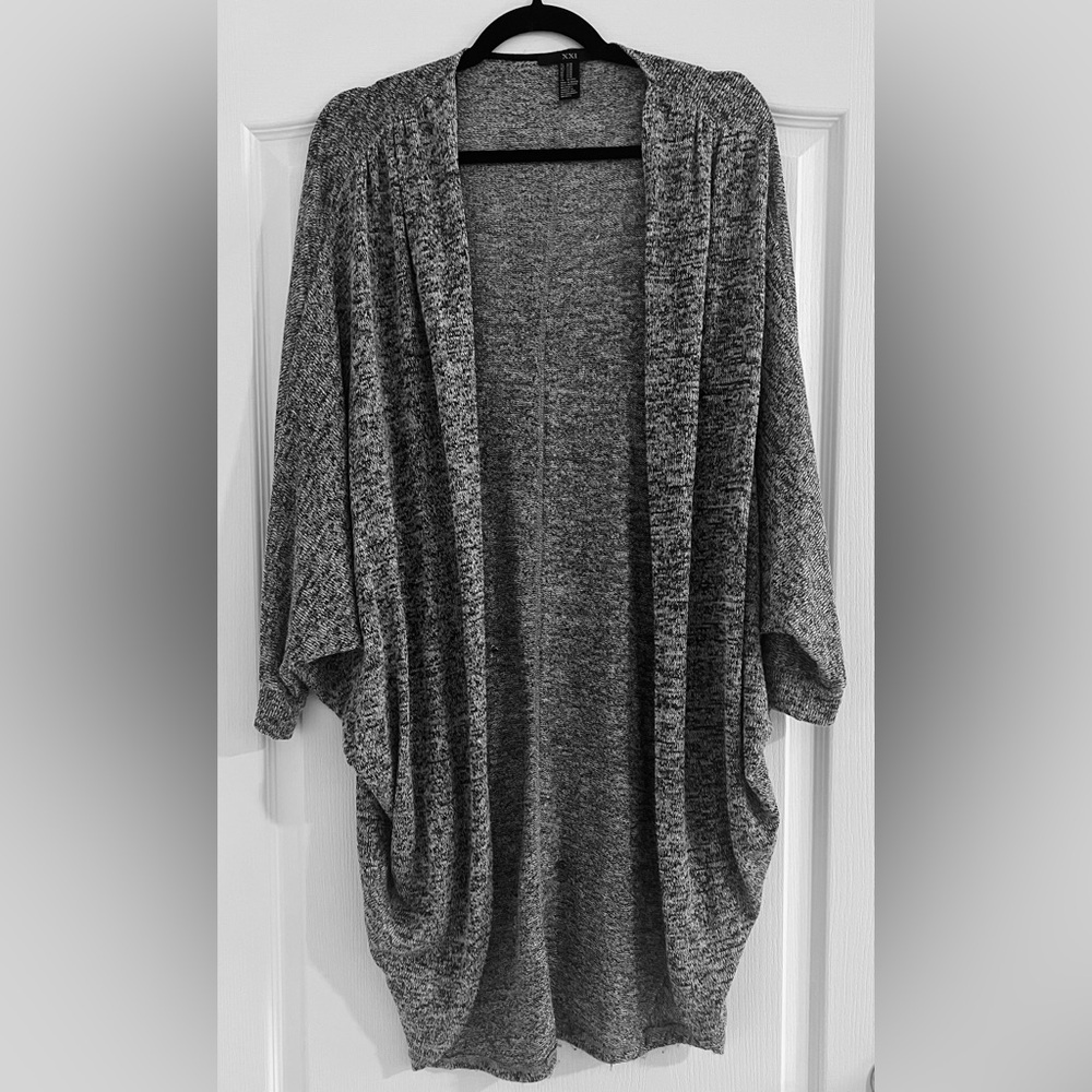 Forever 21 Heather Gray Women's Cardigan